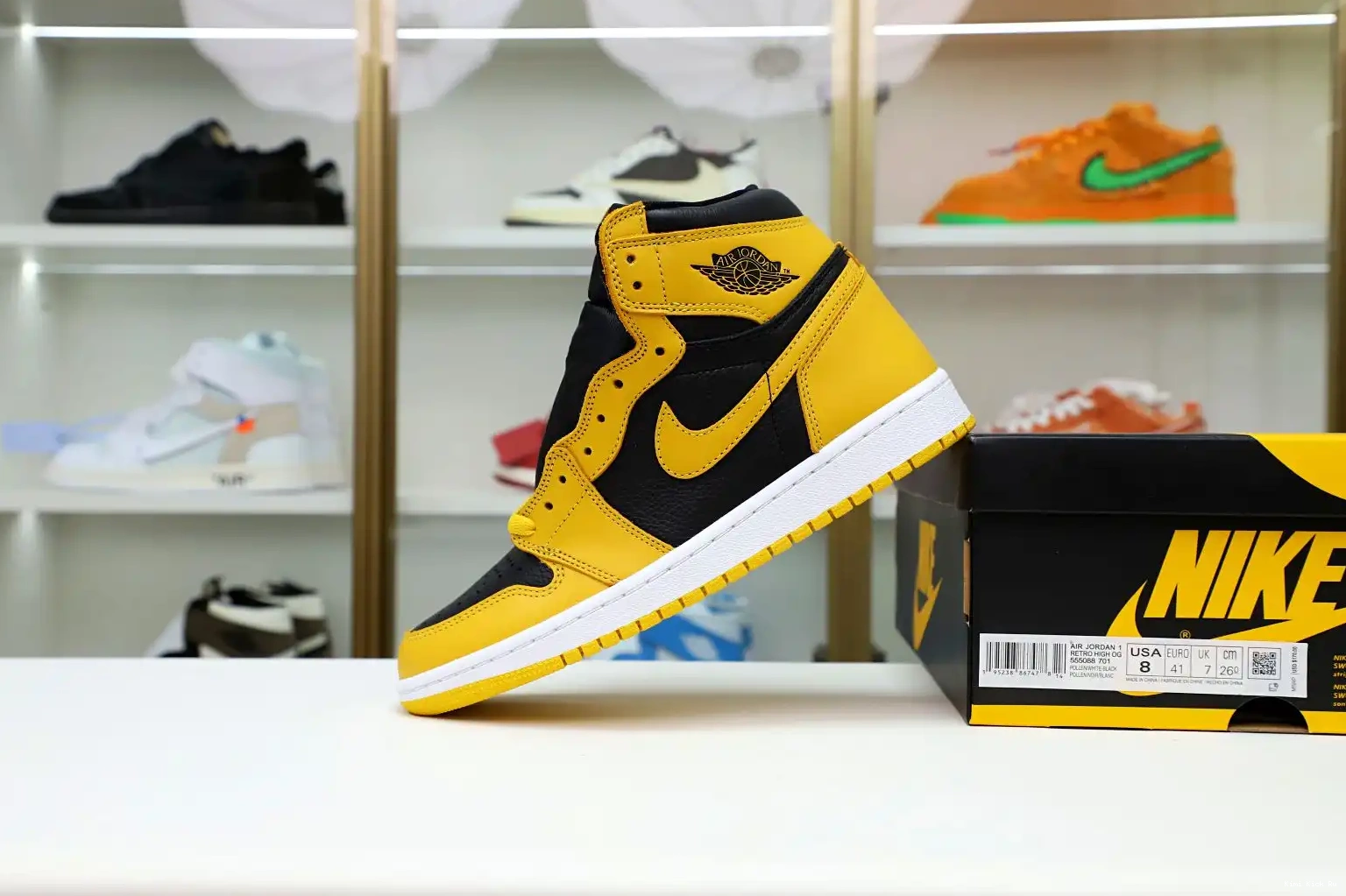 OG 1 Kimikick 'POLLEN' HIGH JORDAN AIR RETRO 0414